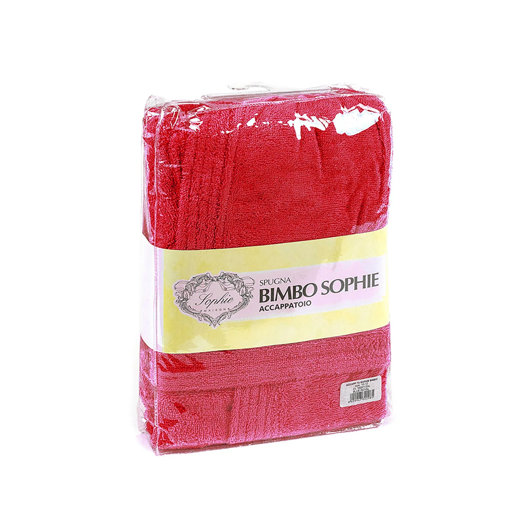 Accappatoio SOPHIE-XXL rosso - Image 3
