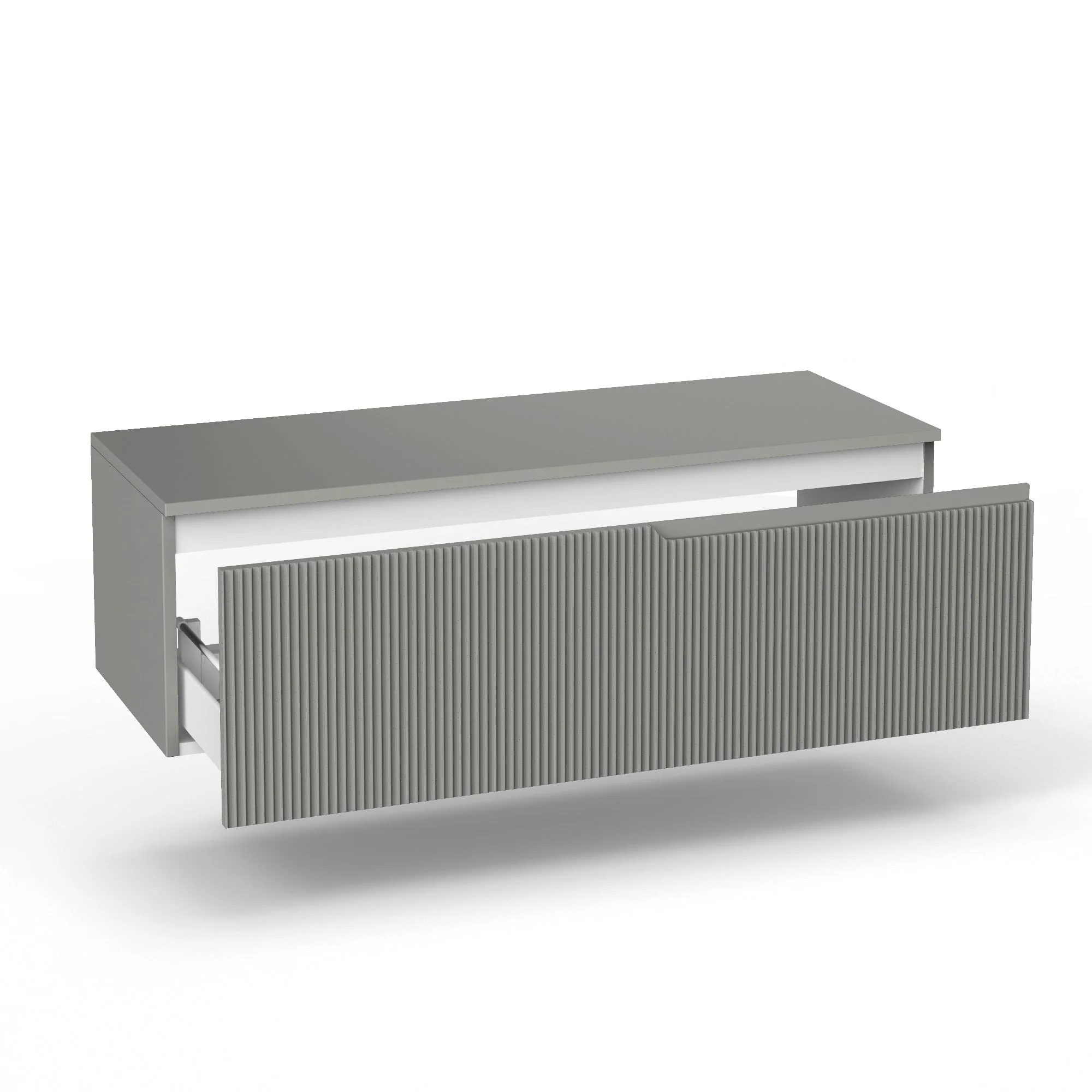 Base con top 1 cestone ZIP grigio opaco - Image 2
