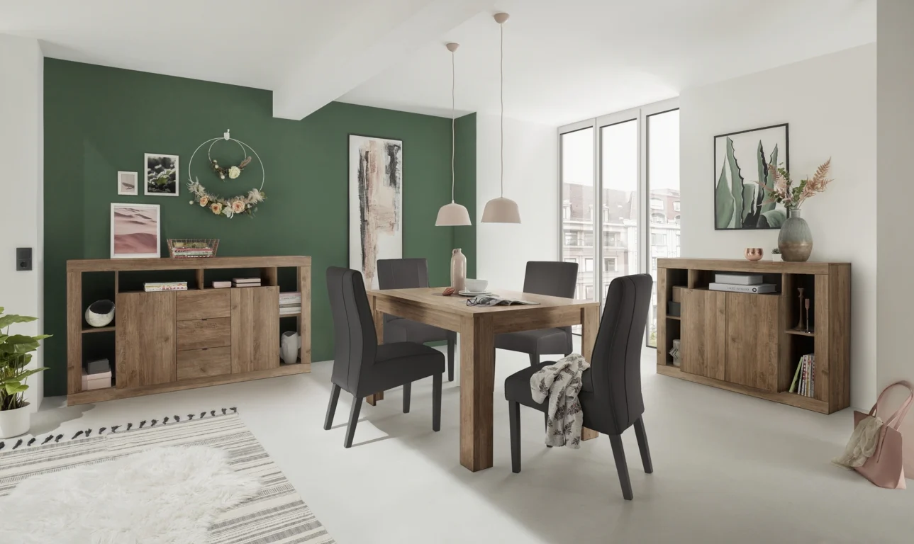 Buffet TIAKI rovere miele 170cm 2 ante - Image 3