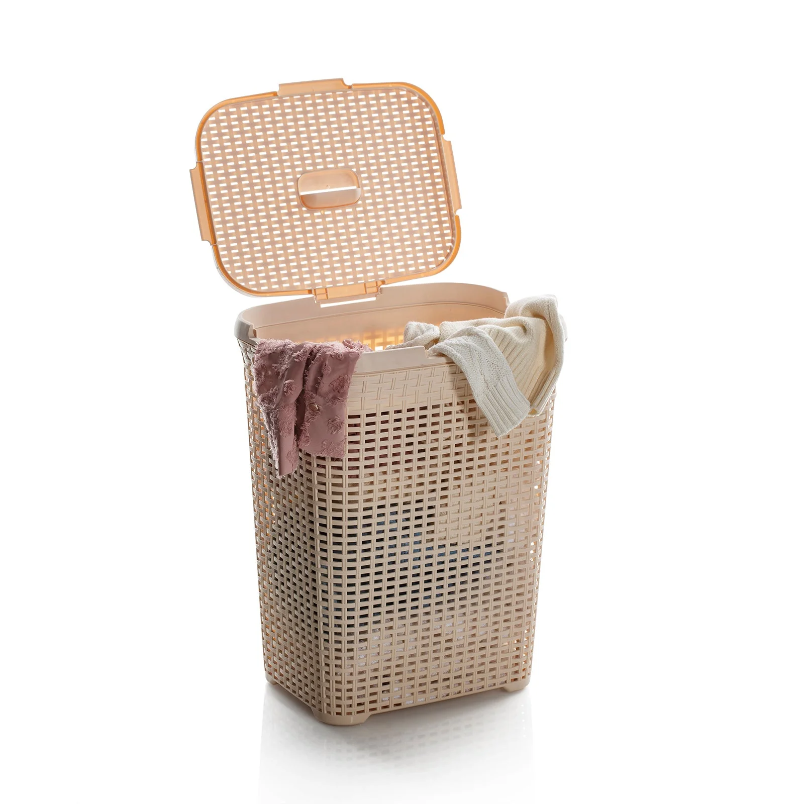 Cesto porta biancheria BASH beige - Image 3