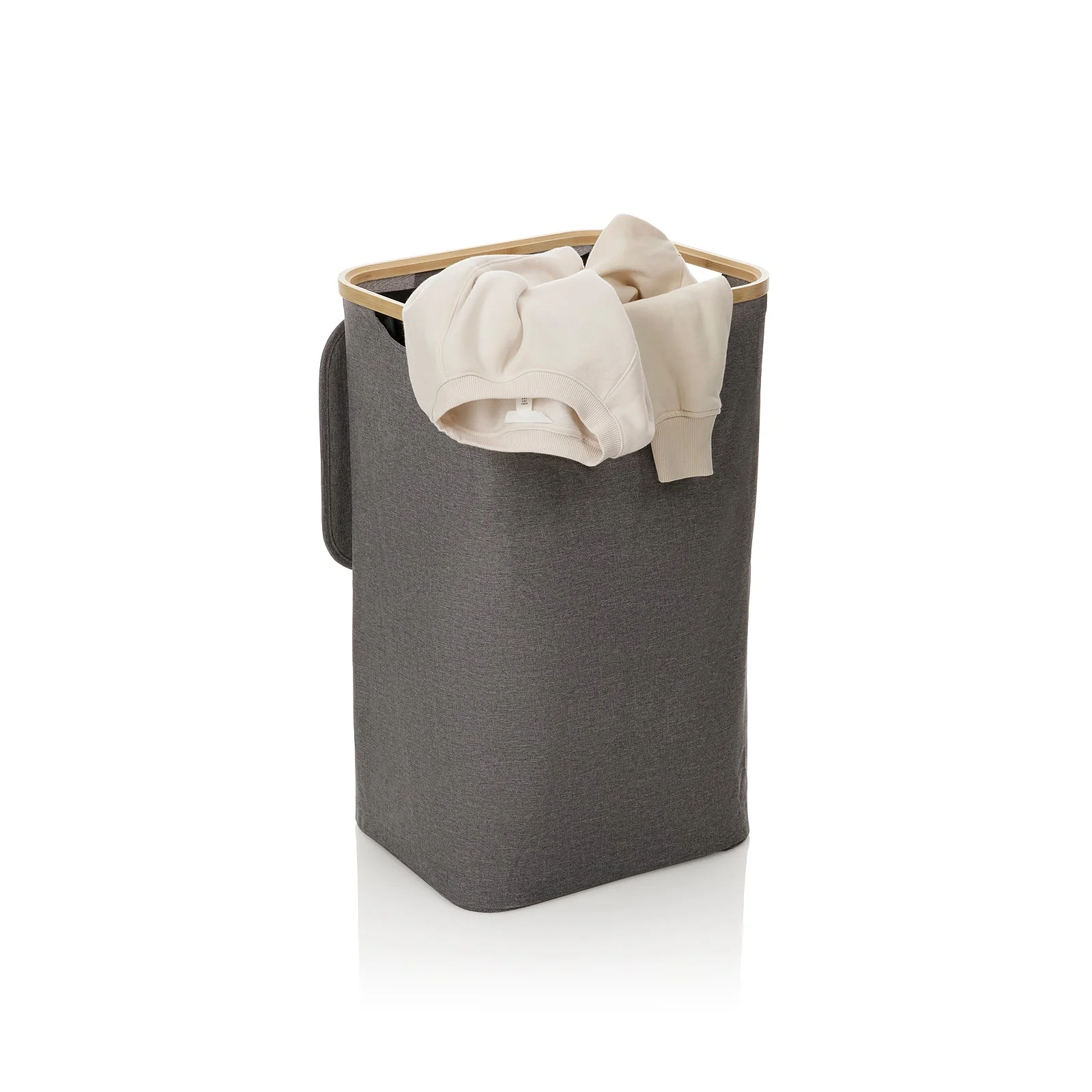 Cesto porta biancheria KRIB grigio - Image 3