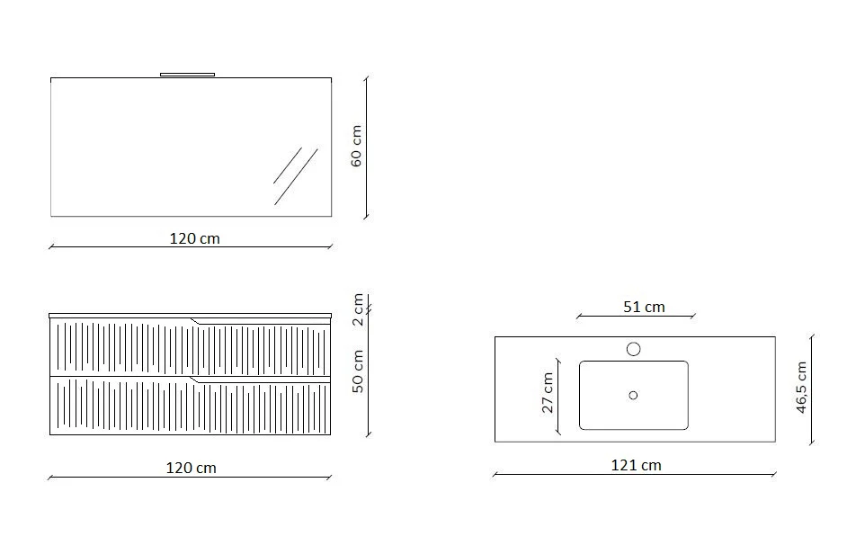 Composizione 4 pezzi ZIP rovere rio 121cm - Image 8
