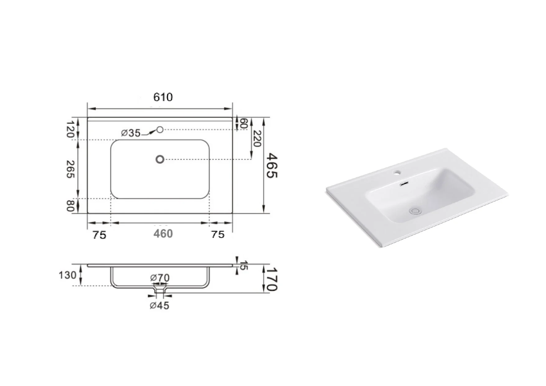 Composizione a terra GALILEO-72 tortora - Image 4