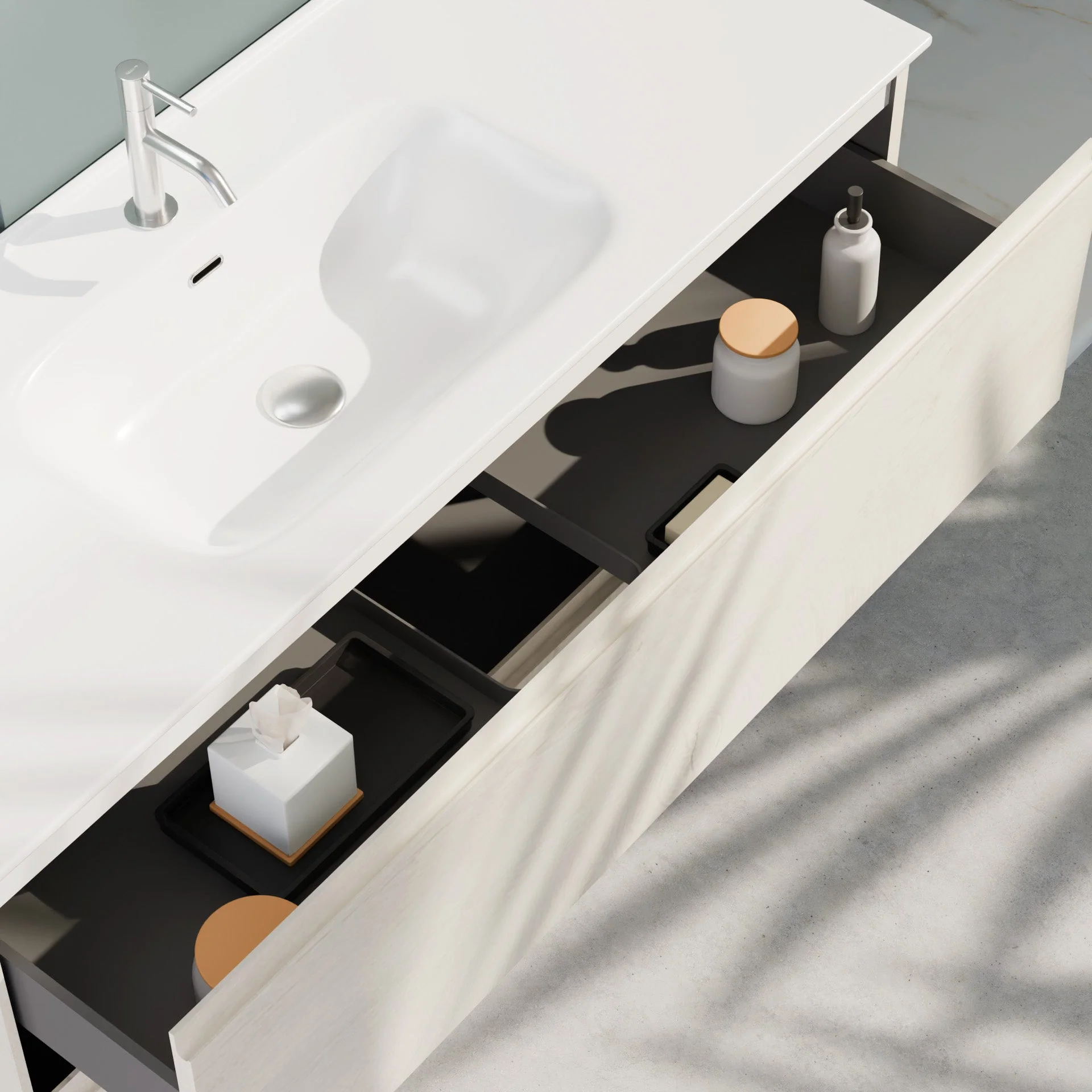 Composizione a terra GALILEO-75 rovere alaska - Image 2