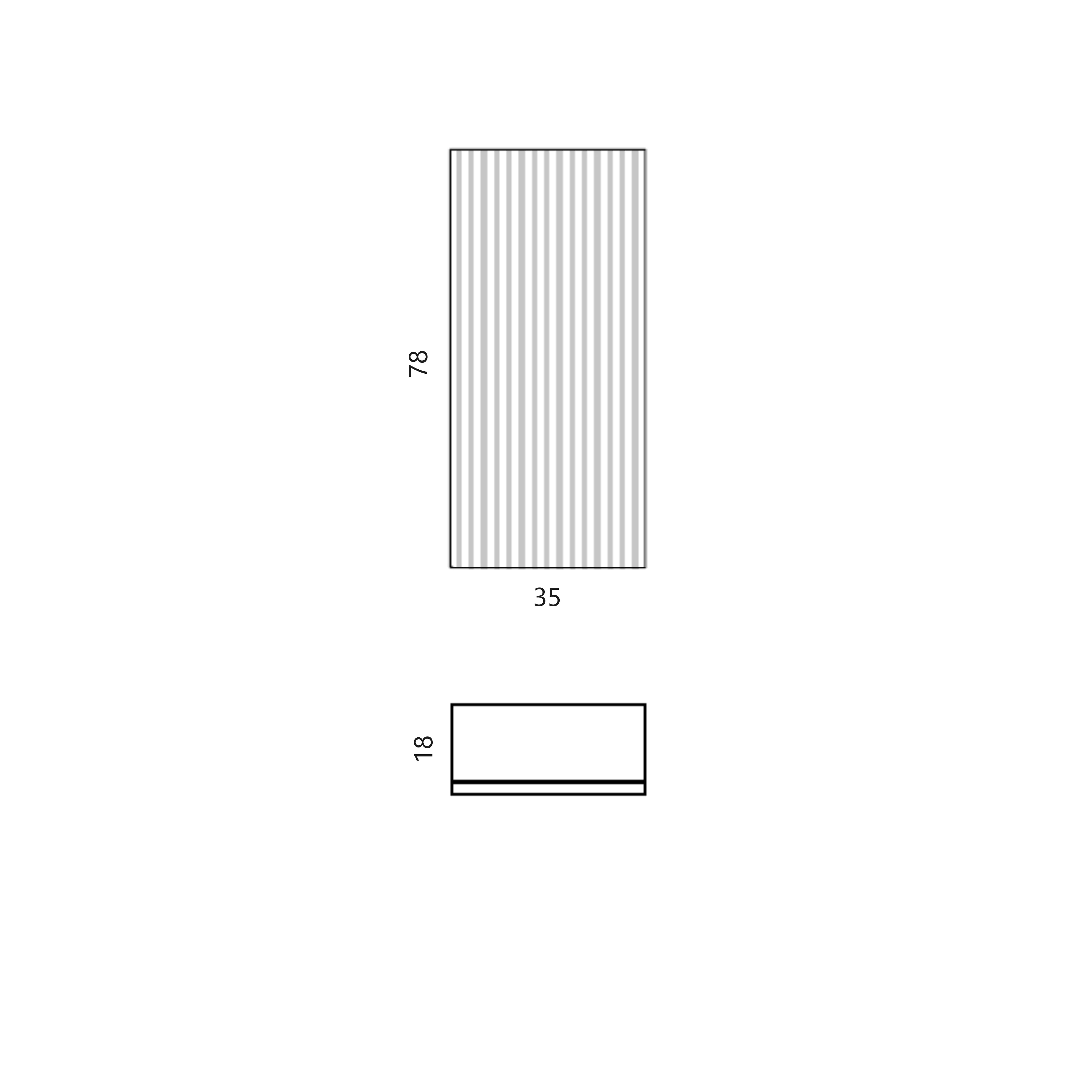 Composizione doppio lavabo 6 pezzi ZIP bianco / quercia - Image 8