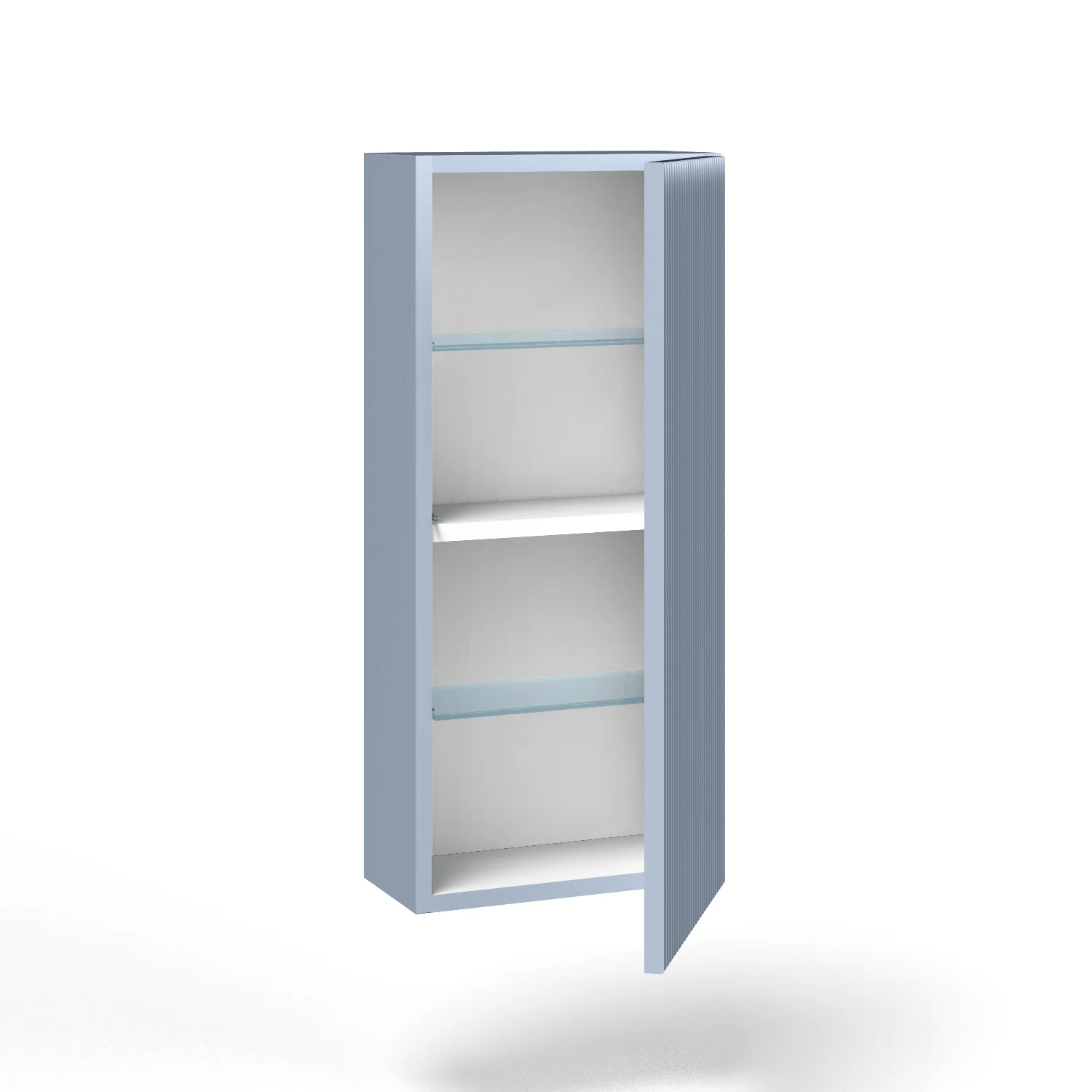 Composizione doppio lavabo 7 pezzi ZIP bianco / azzurro tiffany - Image 7