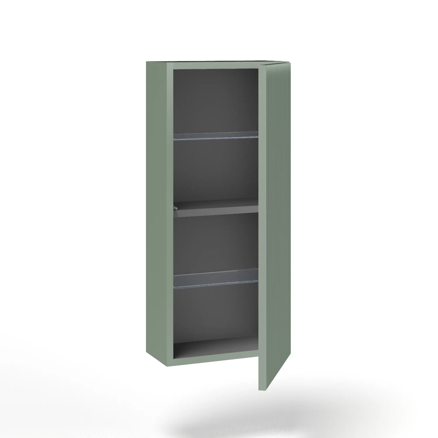 Composizione doppio lavabo 7 pezzi ZIP bianco / salvia - Image 7