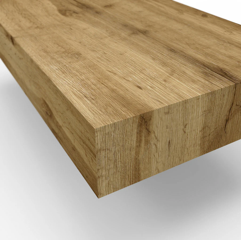 Composizione doppio lavabo 8 pezzi YOKA quercia 165cm - Image 3