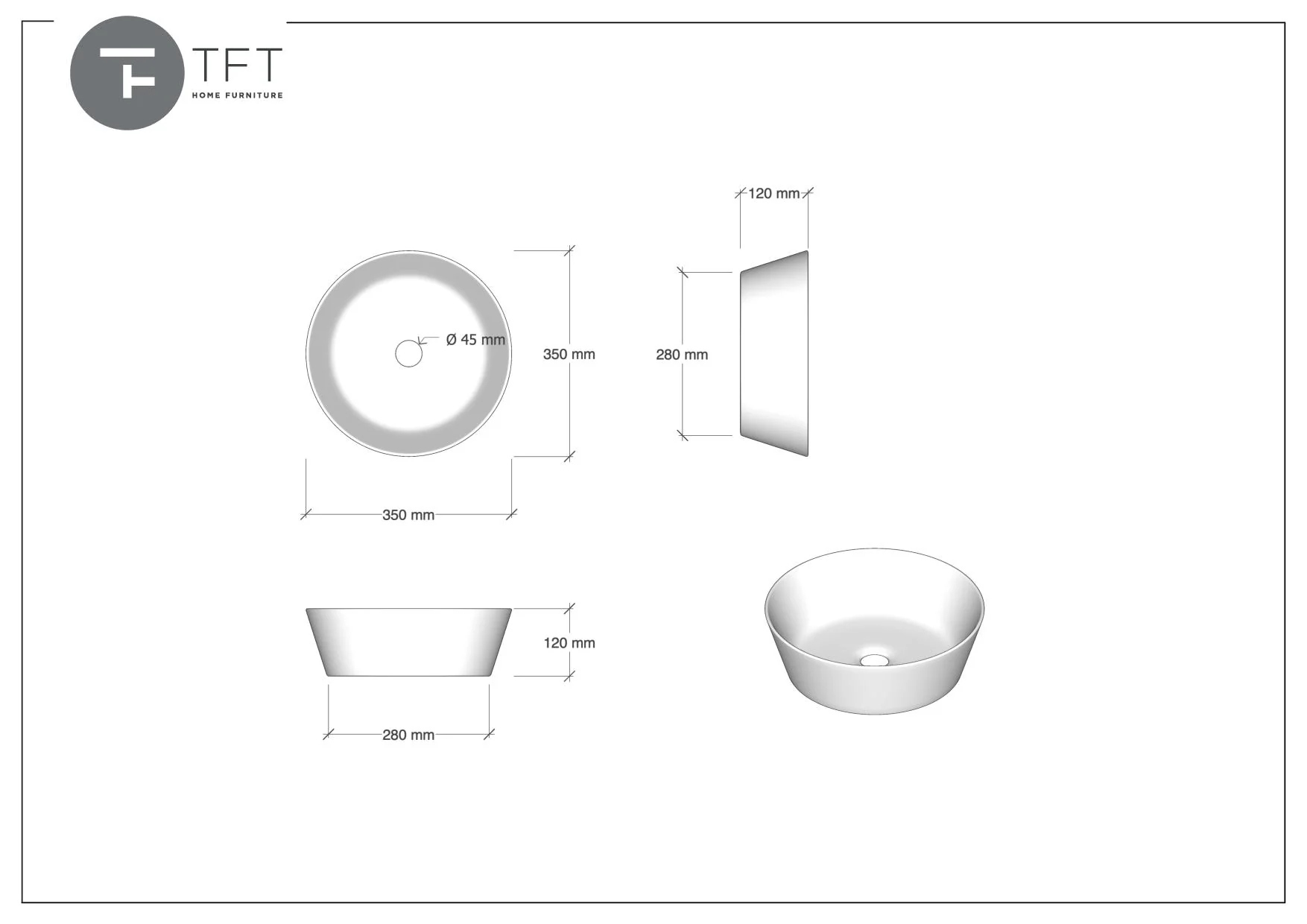 Composizione doppio lavabo 8 pezzi YOKA quercia 165cm - Image 5