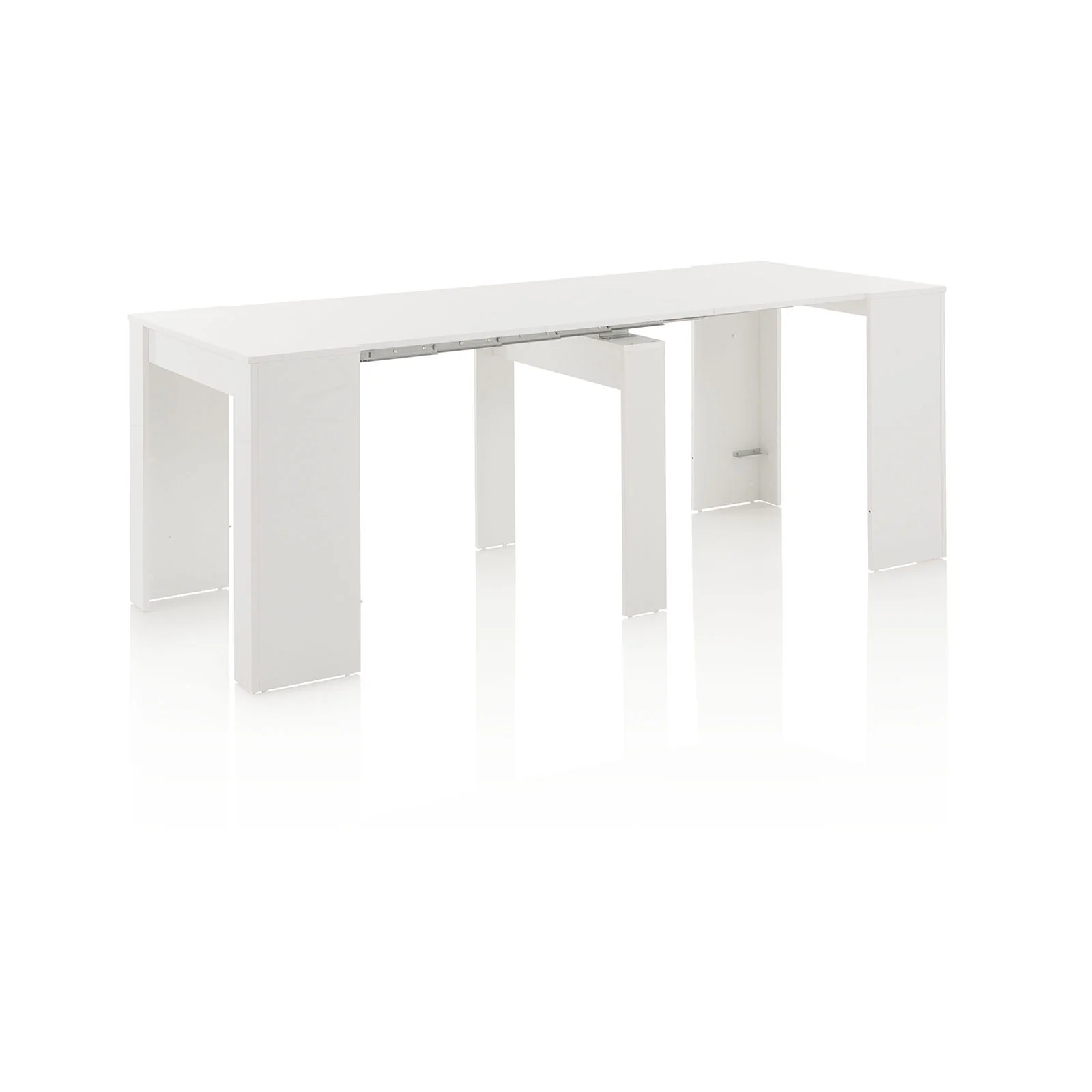 Consolle allungabile STRETCH bianco lucido - Image 5