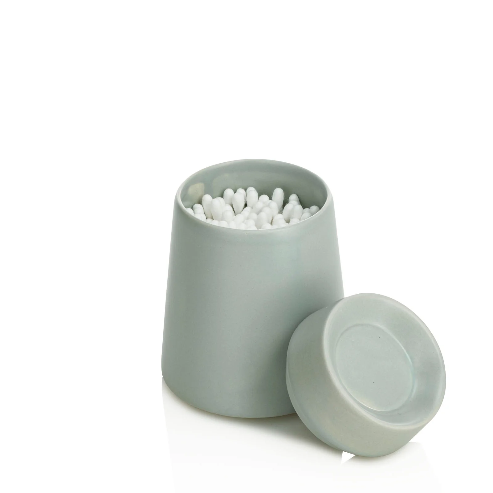 Contenitore cotton fioc KIVI grigio - Image 2