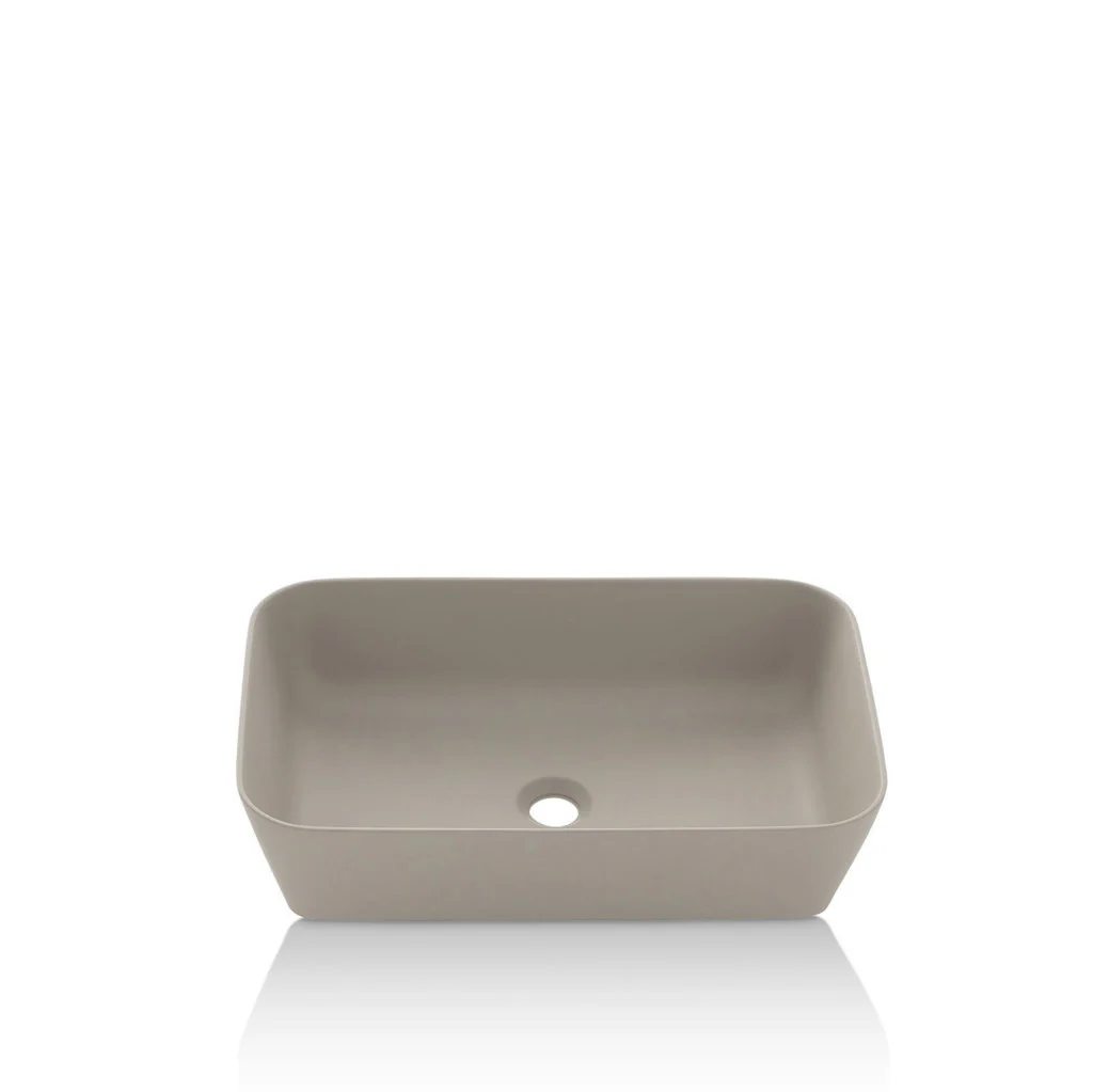 Lavabo da appoggio DUBLINO 3 tortora 55 x 35 - Image 2