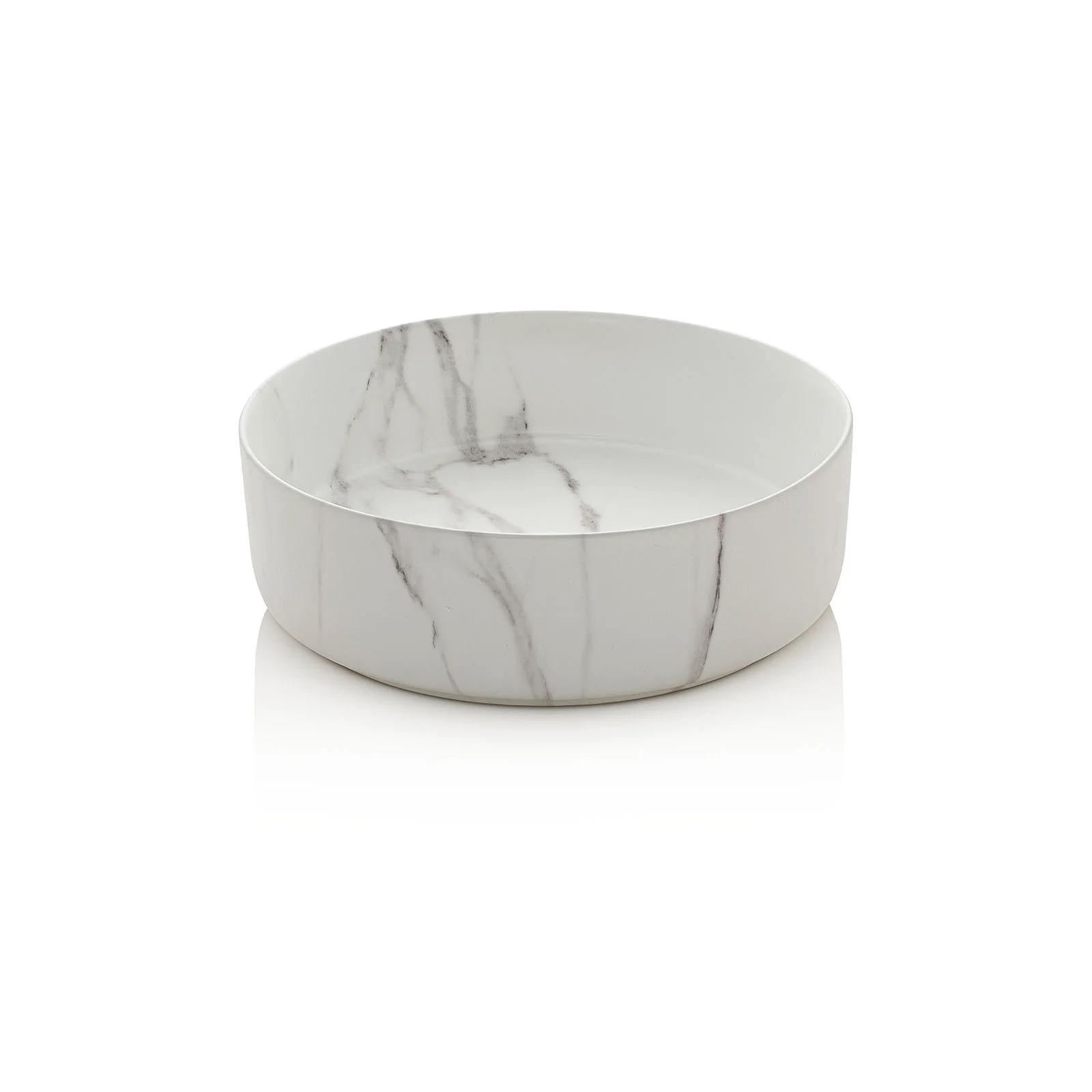 Lavabo da appoggio KLIMT bianco marmo
