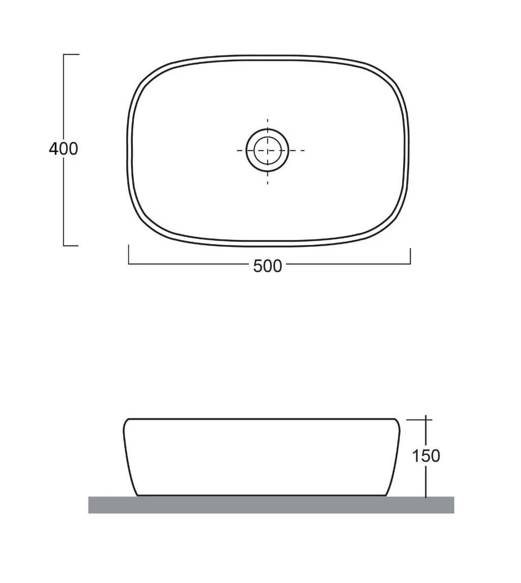 Lavabo da appoggio MINSK 1 50 cm - Image 3