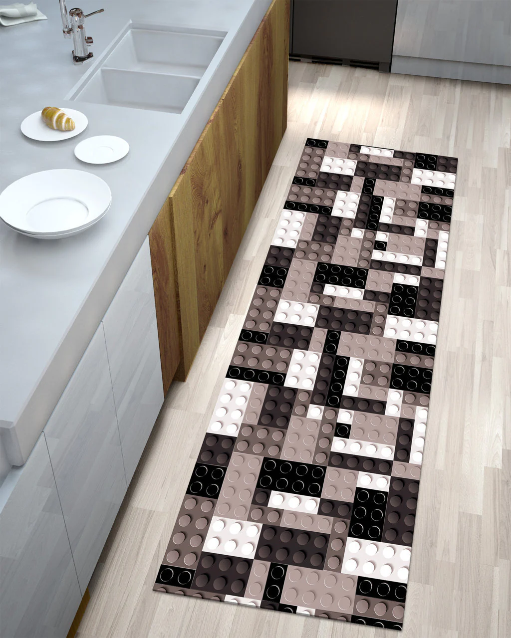 Passatoia in vinile BRICK 300cm - Image 2