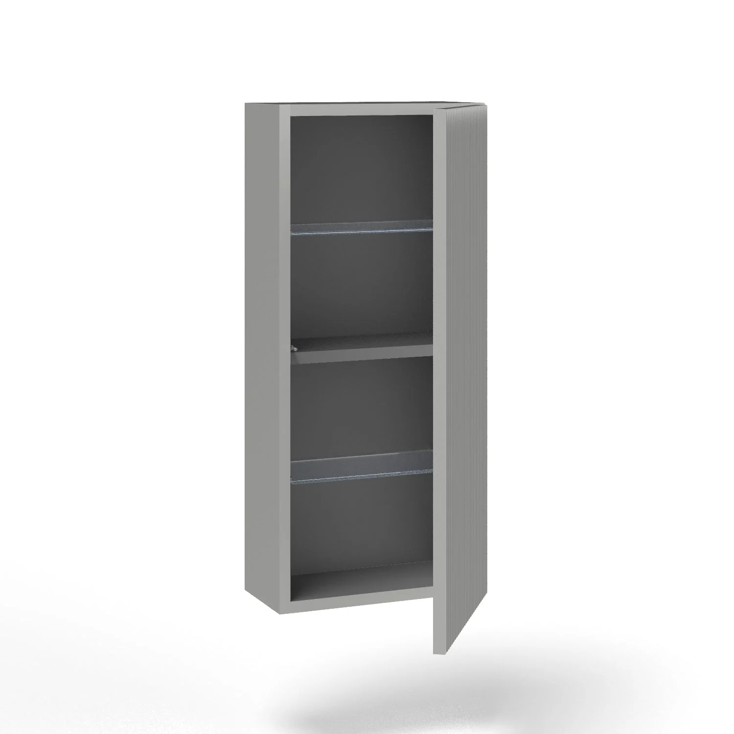 Pensile alto ZIP grigio opaco - Image 2