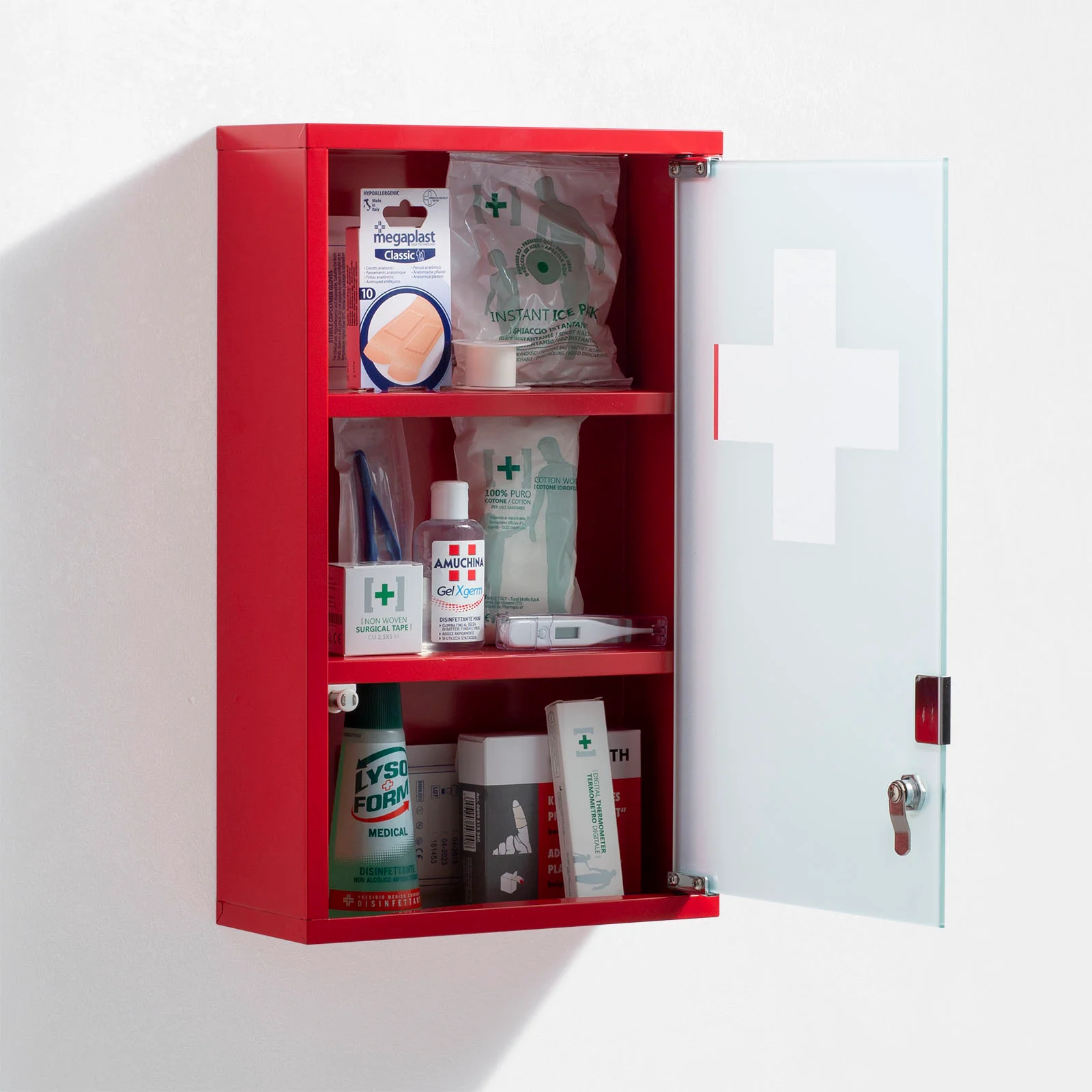 Pensile primo soccorso HEALT rosso - Image 2