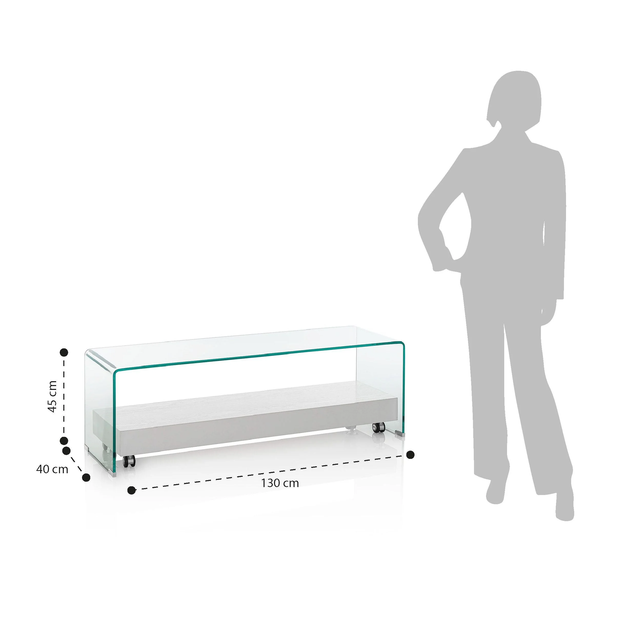 Porta TV ELM | Bianco - Image 6