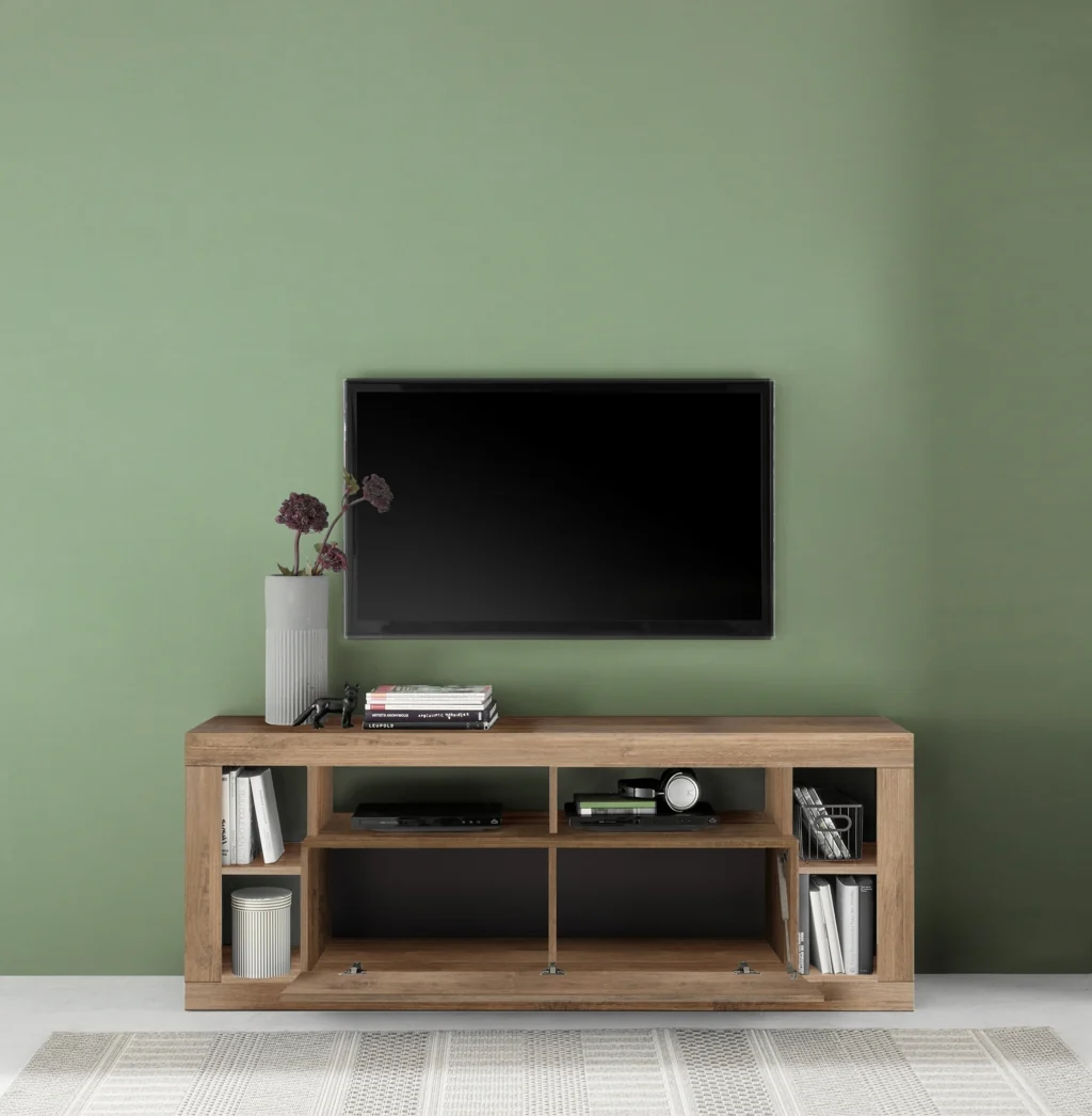 Porta TV TIAKI rovere miele 170cm 1 ribalta - Image 2