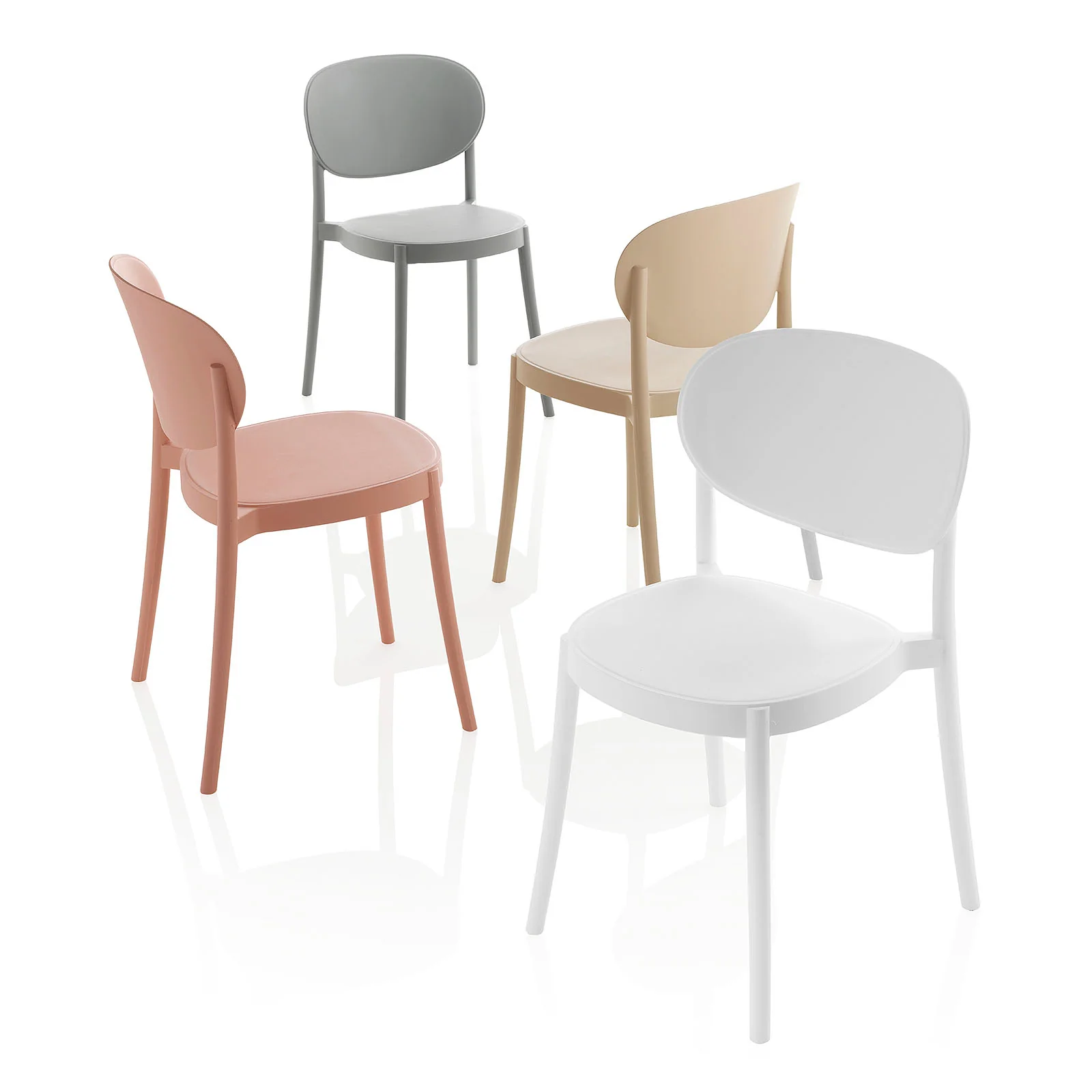Set 4 sedie da interno/esterno Ice - Image 4