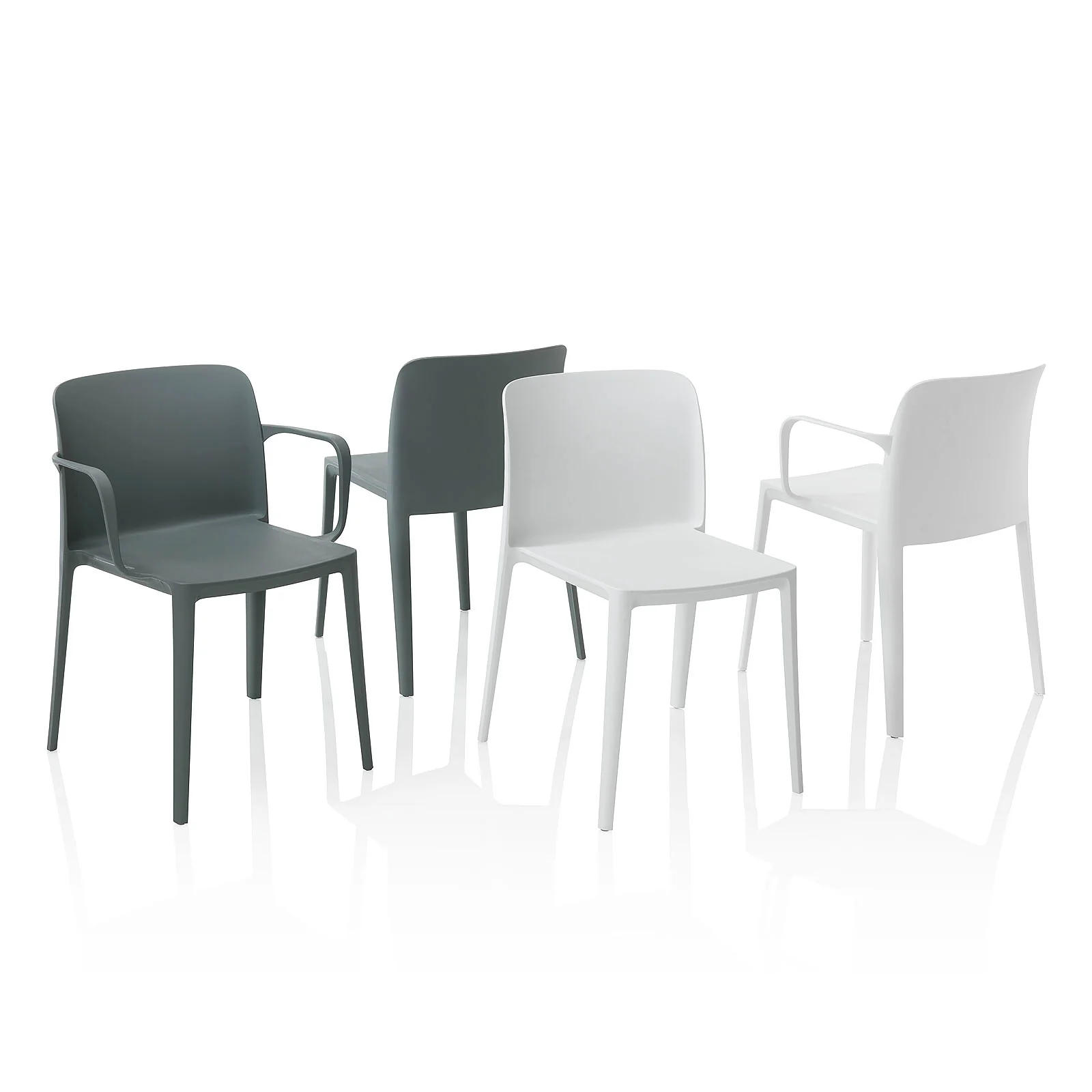 Set 4 sedie da interno/esterno SKINNY - Image 4