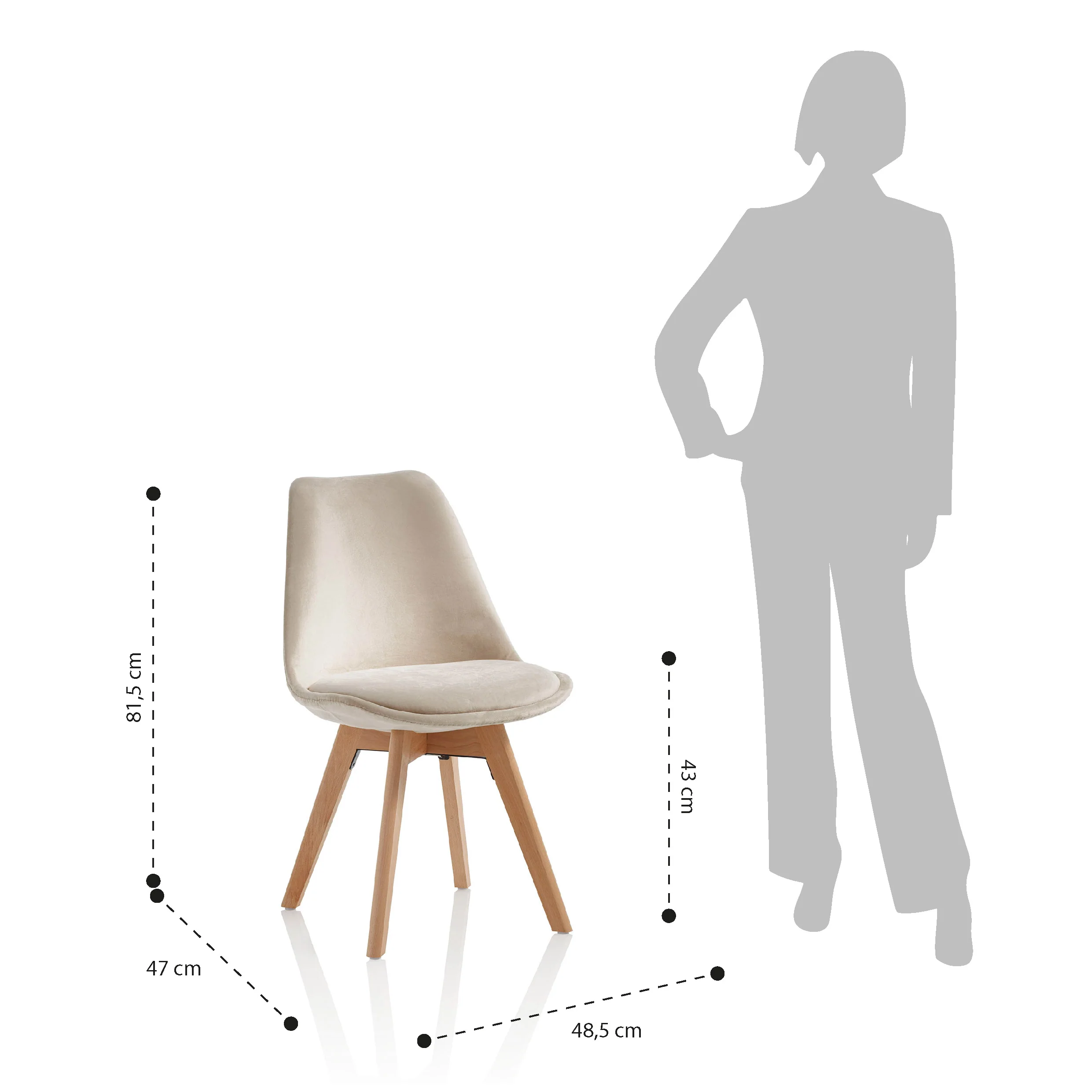 Set 4 sedie OSBY - Image 6