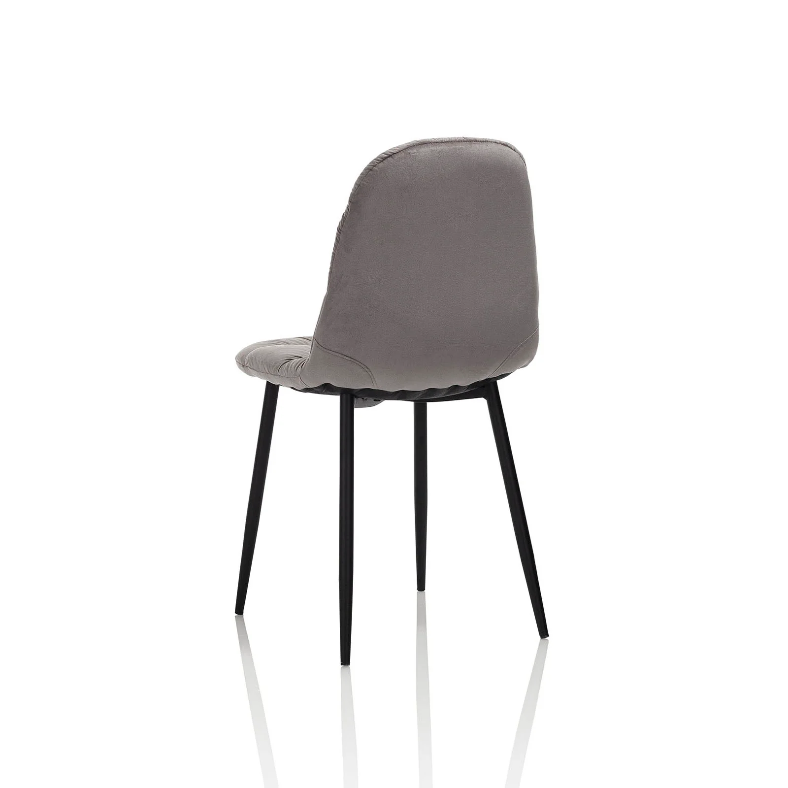 Set 4 Sedie SANDY grigio - Image 2