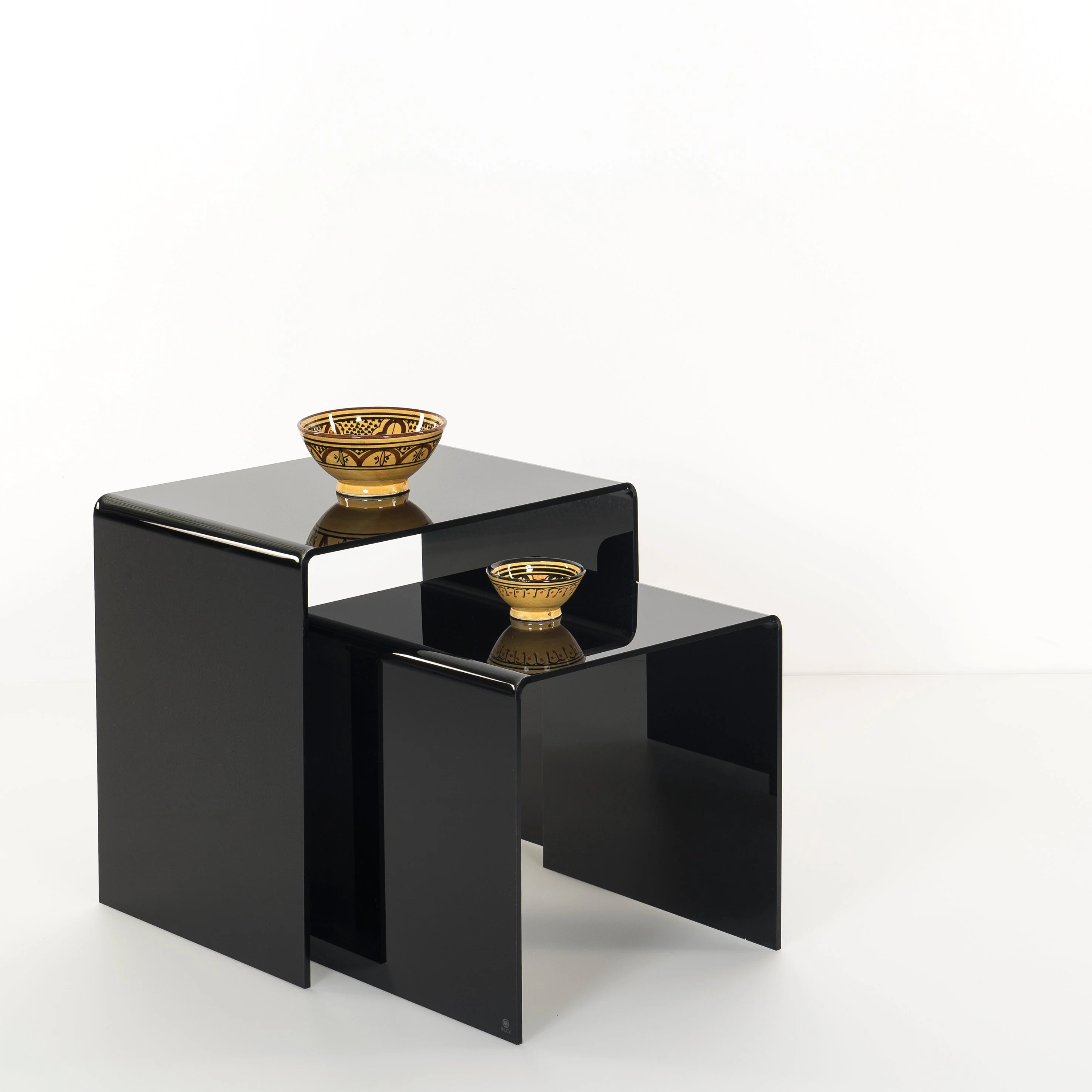 Set 2 tavolini COBY nero - Image 2