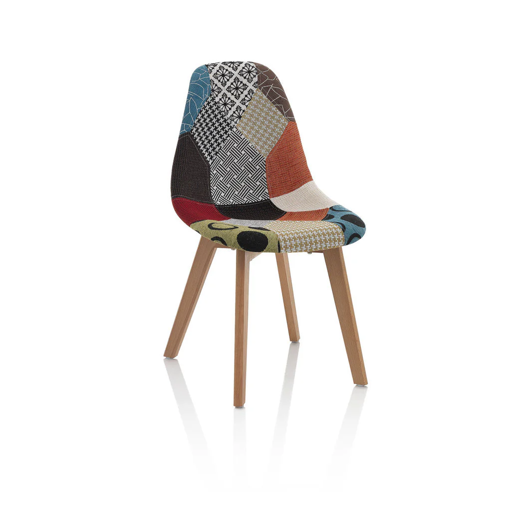 Set 4 sedie patchwork KARIMA