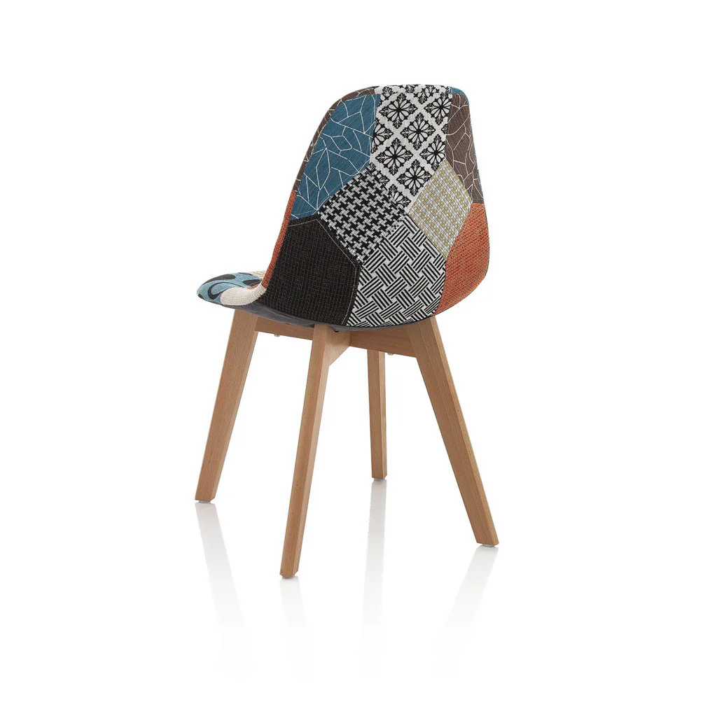Set 4 sedie patchwork KARIMA - Image 2