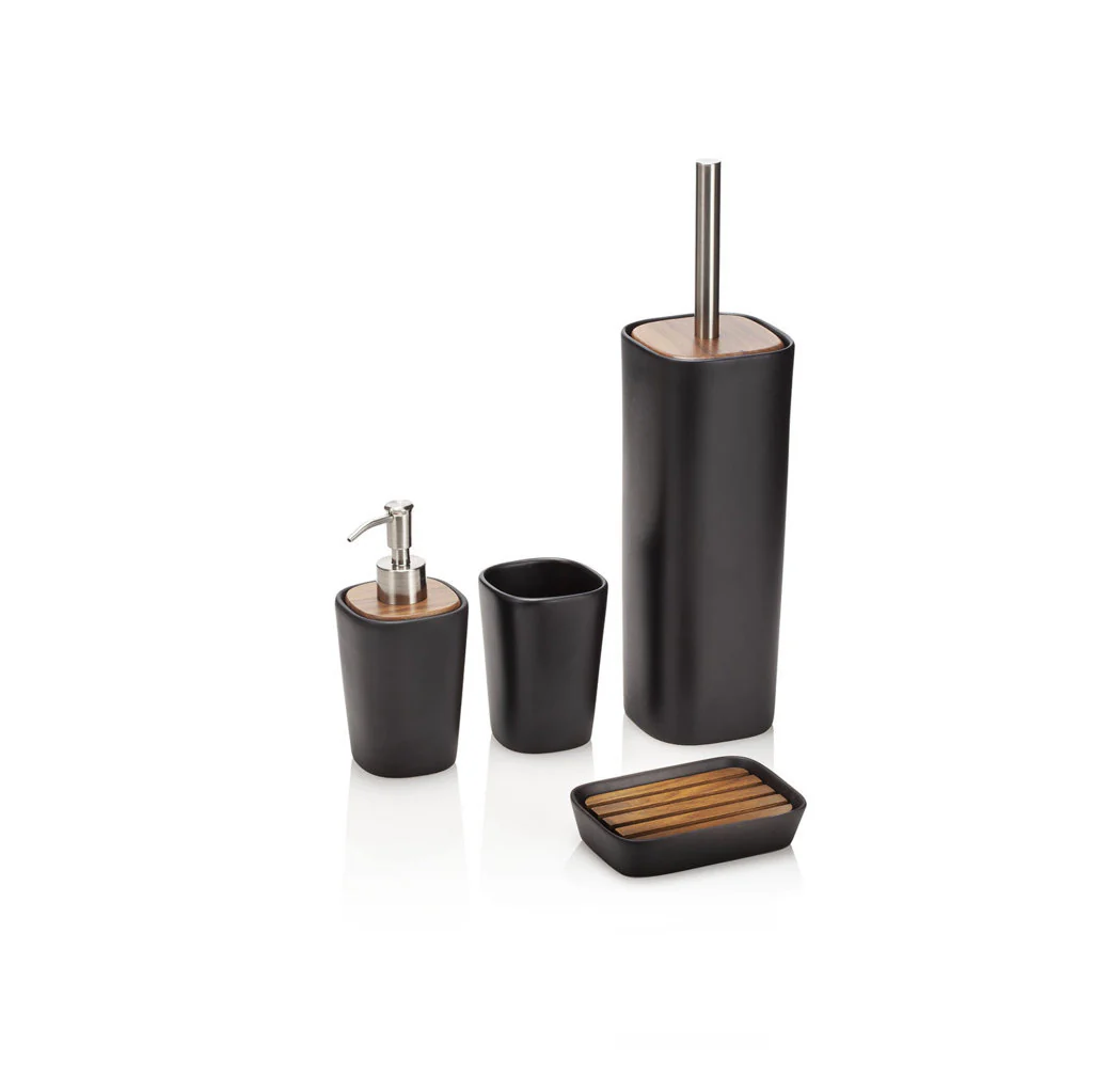 Set bagno 4 pezzi WOOD