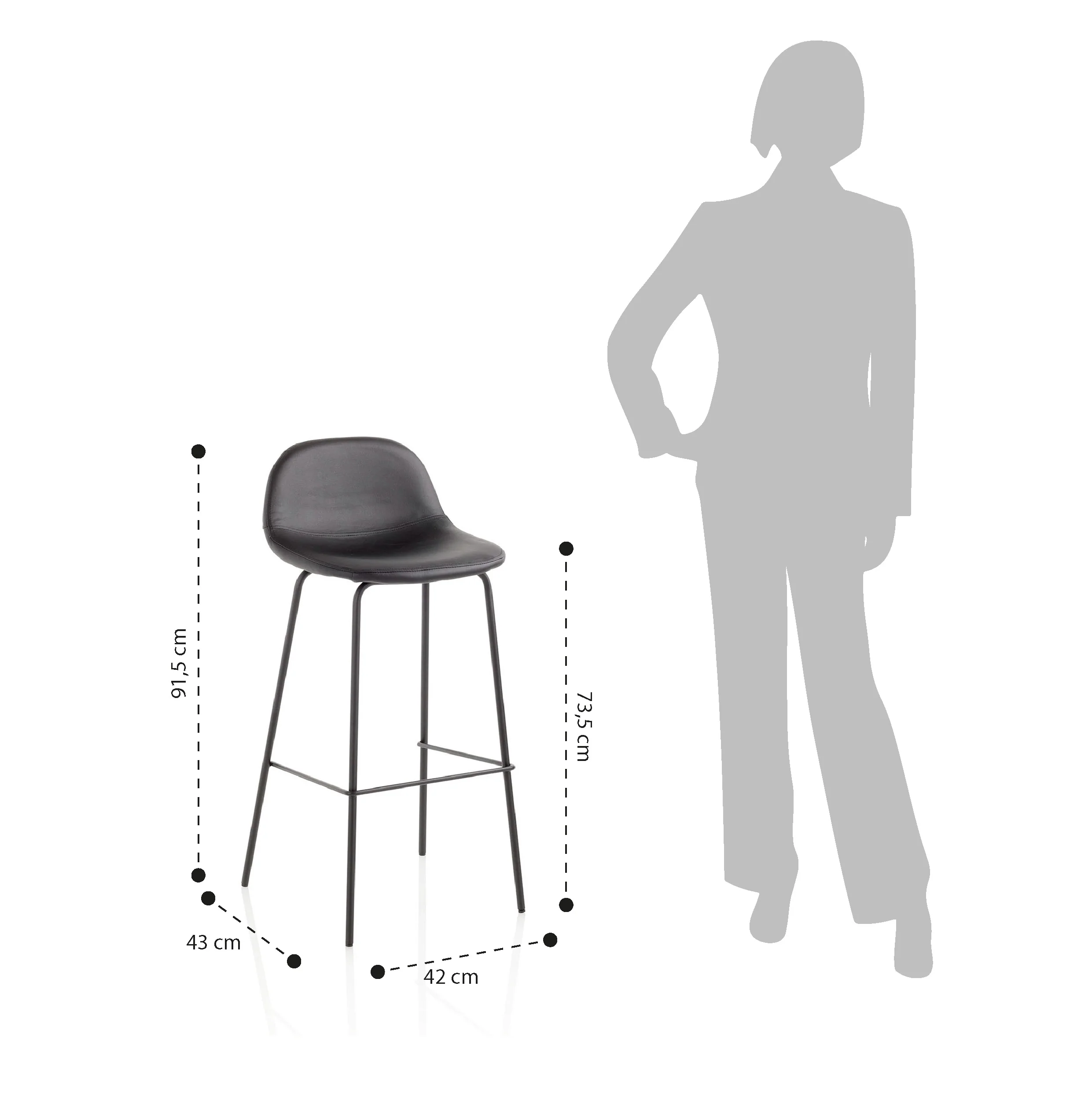 Set 2 sgabelli EVRY - Image 5