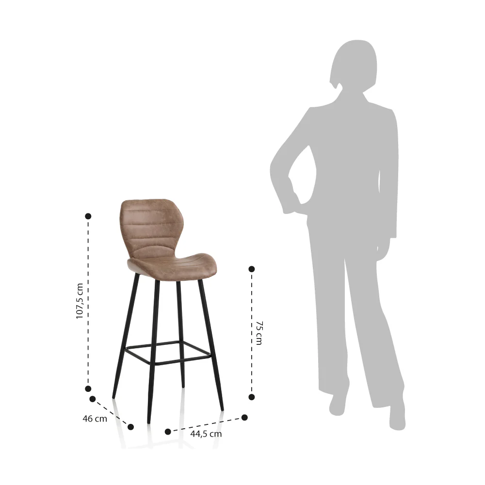 Sgabello KIMYO | Beige - Image 3