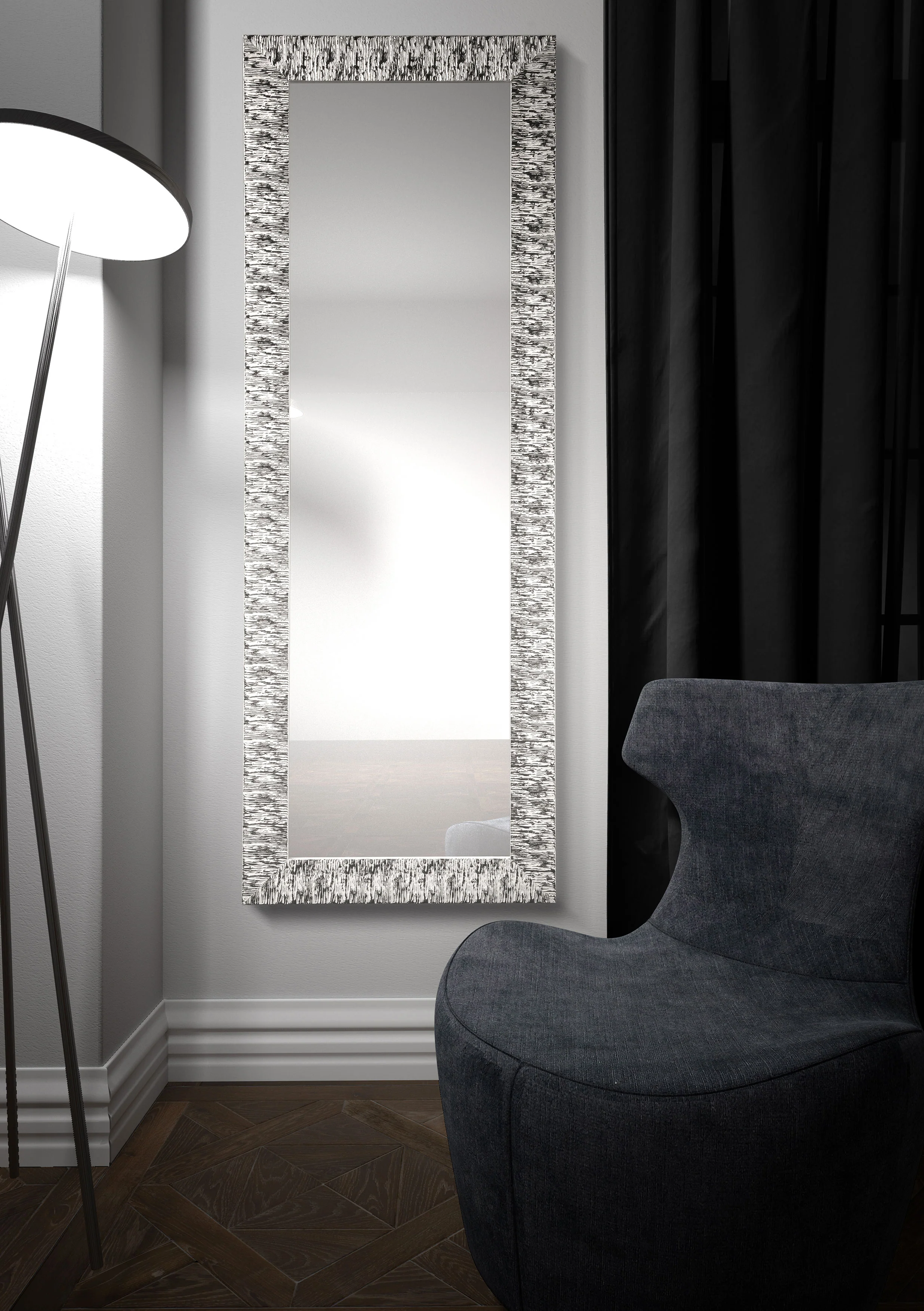 Specchio da parete MINSK bianco/argento - Image 2
