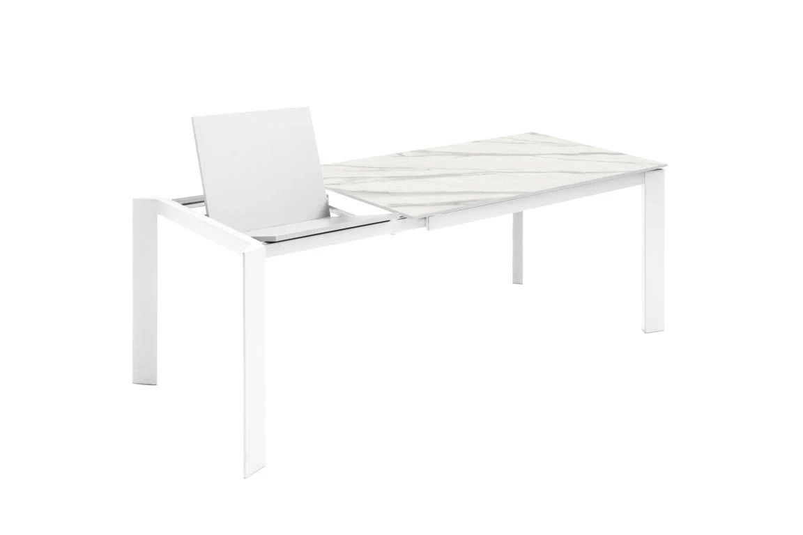 Tavolo allungabile AMBURGO ceramica bianco - Image 3