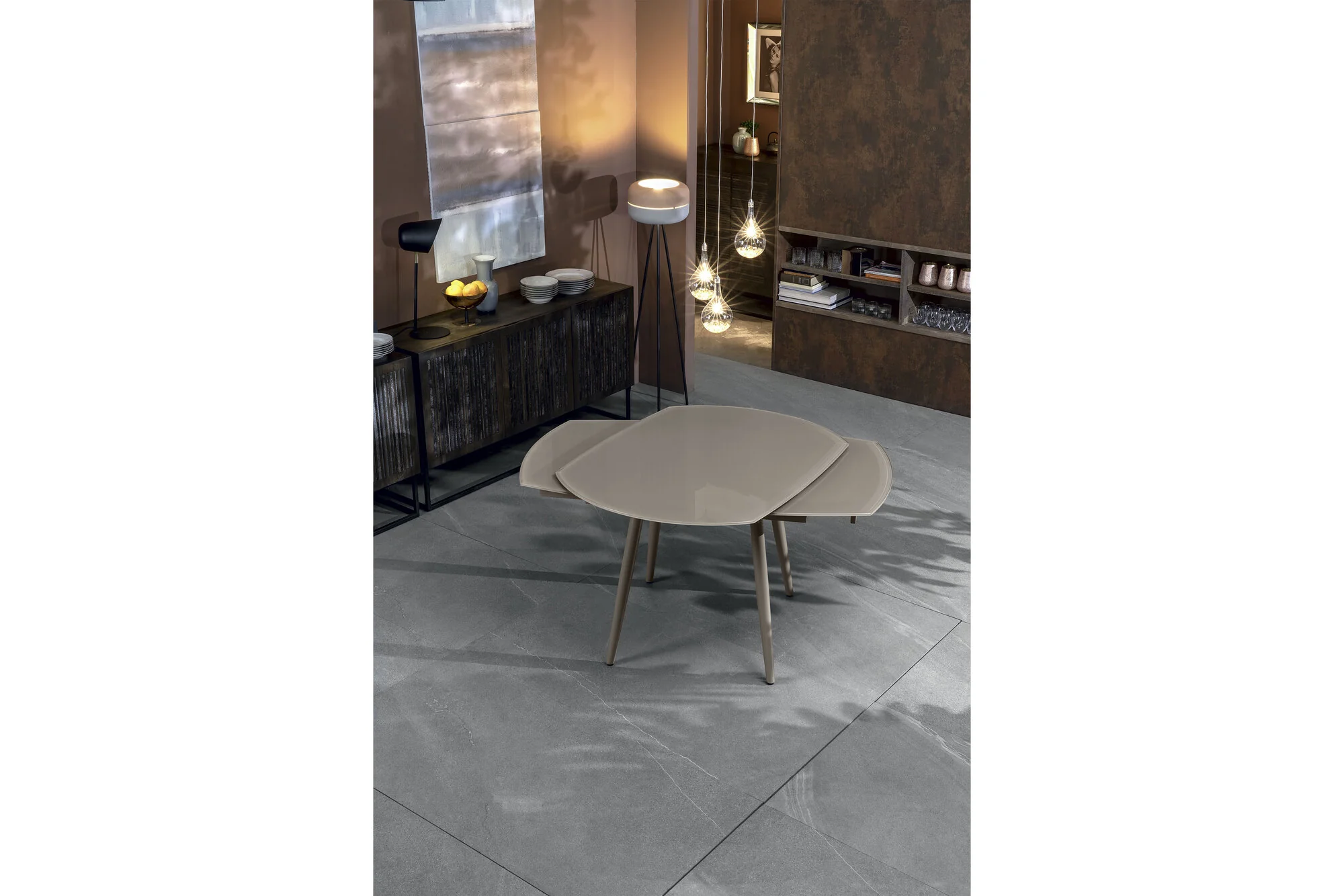 Tavolo Allungabile KARACHI grigio - Image 3