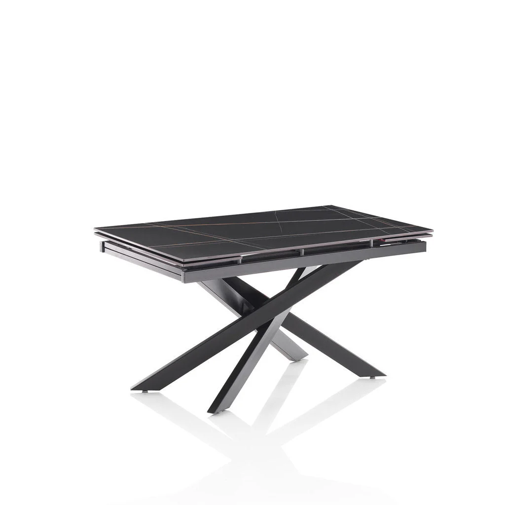 Tavolo allungabile ORLANDO ceramica nero